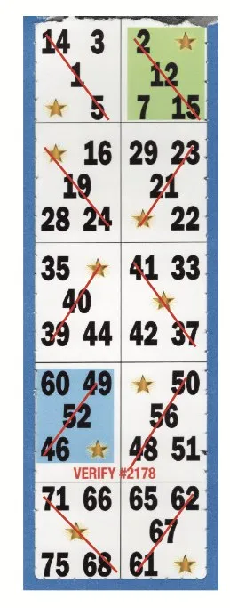 Broadway strip game ticket example