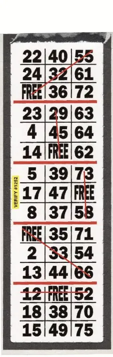 Burnin Bacon strip game ticket example
