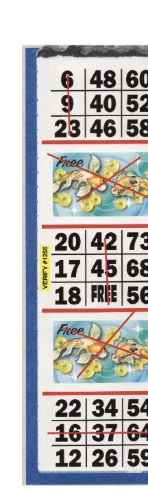 Koi Kash strip game ticket example