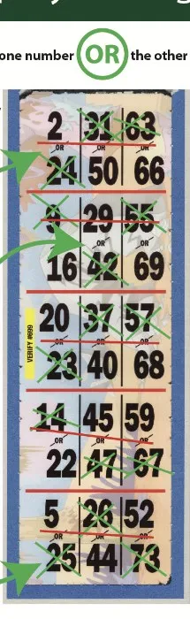 Razz Ma Tazz strip game ticket example