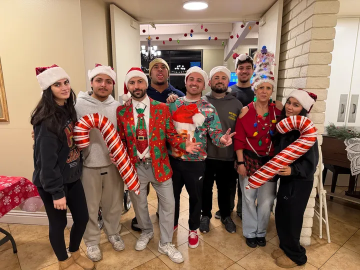 holiday night with the crew